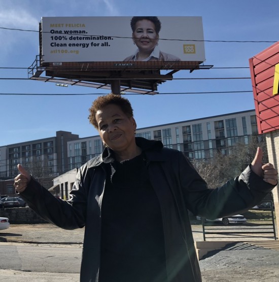 Sustainability Leader, Felicia Davis, Named “Atlanta Power Woman”and Surprised With Billboard Honoring Her Clean-Energy Work
