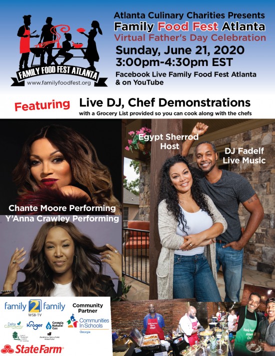 Chante Moore to Perform for Family Food Fest Atlanta Virtual Celebration of Black Men on Father’s Day