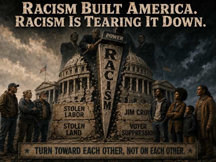 Racism Built America. Racism Is Tearing It Down